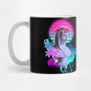 Vaporwave Blessed Mother - mug Mug